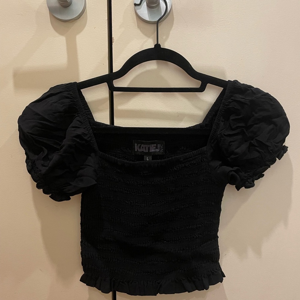 Black Katie J NYC top